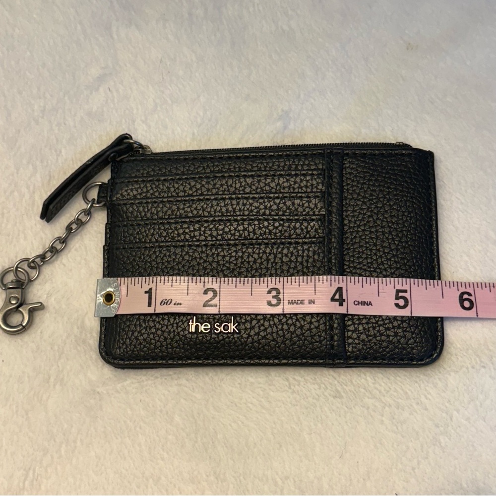 The Sak Iris Wristlet Wallet Black Leather Card Holder - Picture 4 of 6